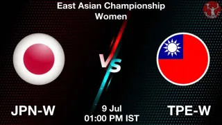 JPN-W vs TPE-W Matcch Previews