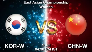 KOR-W vs CHN-W Matcch Previews