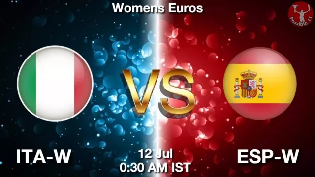 ITA-W vs ESP-W ड्रीम11 भविष्यवाणी, फैंटेसी क्रिकेट टीम - 12 जुलाई 2025