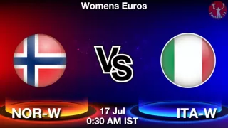 NOR-W vs ITA-W Matcch Previews