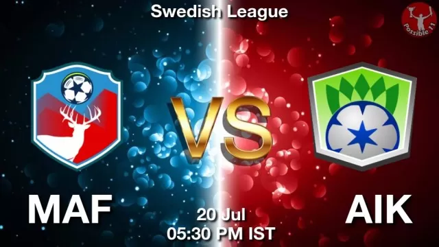 MAF vs AIK ड्रीम11 भविष्यवाणी, फैंटेसी क्रिकेट टीम - 20 जुलाई 2025