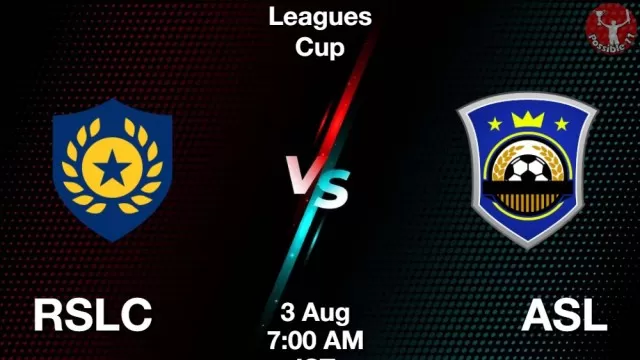 RSLC vs ASL ड्रीम11 भविष्यवाणी, फैंटेसी क्रिकेट टीम - 03 अगस्त 2025