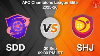SDD vs SHJ Matcch Previews