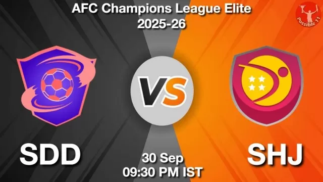 SDD vs SHJ ड्रीम11 भविष्यवाणी, फैंटेसी क्रिकेट टीम - 30 सितम्बर 2025
