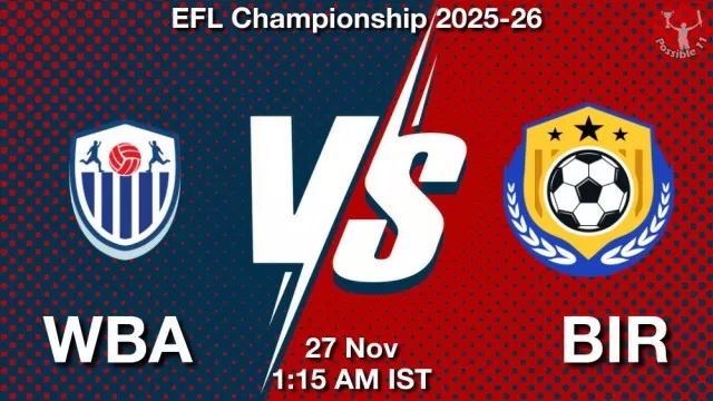 WBA vs BIR ड्रीम11 भविष्यवाणी, फैंटेसी क्रिकेट टीम - 27 नवंबर 2025