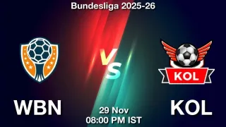 WBN vs KOL Matcch Previews