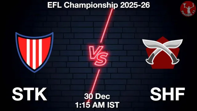 STK vs SHF ड्रीम11 भविष्यवाणी, फैंटेसी क्रिकेट टीम - 30 दिसंबर 2025