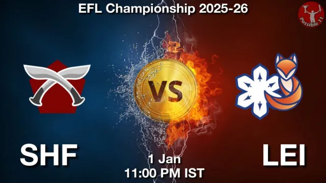 SHF vs LEI ड्रीम11 भविष्यवाणी, फैंटेसी क्रिकेट टीम - 01 जनवरी 2026