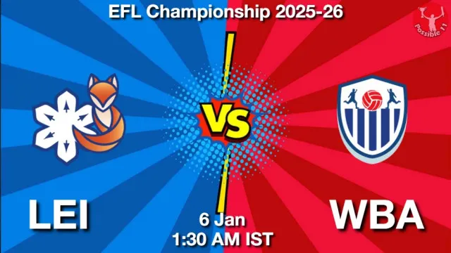 LEI vs WBA ड्रीम11 भविष्यवाणी, फैंटेसी क्रिकेट टीम - 06 जनवरी 2026