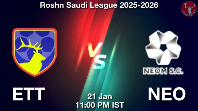 ETT vs NEO ड्रीम11 भविष्यवाणी, फैंटेसी क्रिकेट टीम - 21 जनवरी 2026