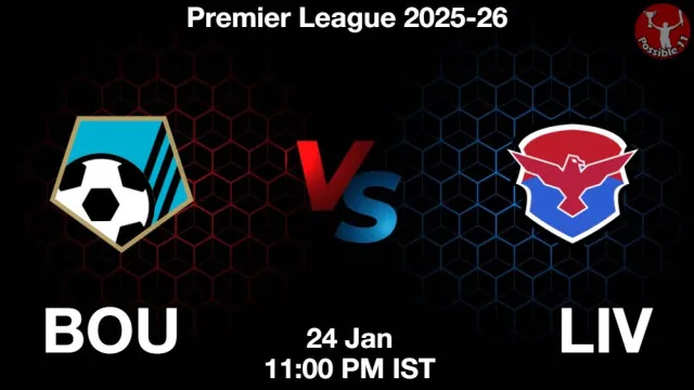 BOU vs LIV ड्रीम11 भविष्यवाणी, फैंटेसी क्रिकेट टीम - 24 जनवरी 2026