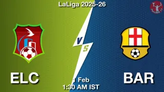 ELC vs BAR Matcch Previews