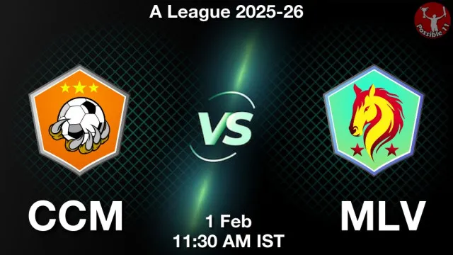 CCM vs MLV ड्रीम11 भविष्यवाणी, फैंटेसी क्रिकेट टीम - 01 फ़रवरी 2026