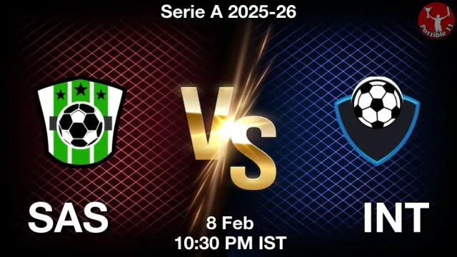 SAS vs INT ड्रीम11 भविष्यवाणी, फैंटेसी क्रिकेट टीम - 08 फ़रवरी 2026