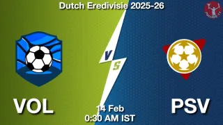 VOL vs PSV Matcch Previews