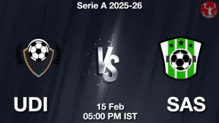 UDI vs SAS Matcch Previews
