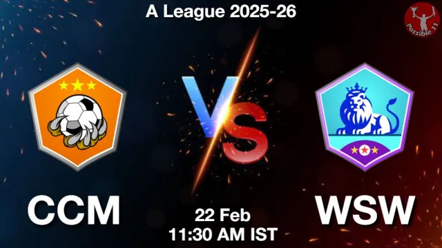 CCM vs WSW ड्रीम11 भविष्यवाणी, फैंटेसी क्रिकेट टीम - 22 फ़रवरी 2026