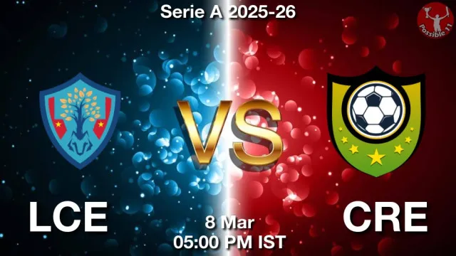 LCE vs CRE ड्रीम11 भविष्यवाणी, फैंटेसी क्रिकेट टीम - 08 मार्च 2026
