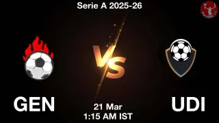 GEN vs UDI Matcch Previews