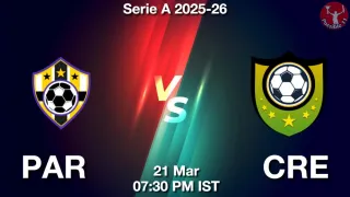 PAR vs CRE Matcch Previews