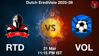 RTD vs VOL Matcch Previews
