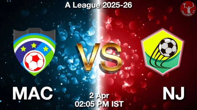 MAC vs NJ ड्रीम11 भविष्यवाणी, फैंटेसी क्रिकेट टीम - 02 अप्रैल 2026