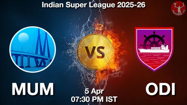 MUM vs ODI ड्रीम11 भविष्यवाणी, फैंटेसी फुटबॉल टीम - 05 अप्रैल 2026
