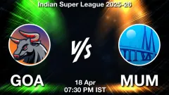 GOA vs MUM Match Result