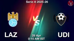 LAZ vs UDI Match Result