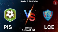 PIS vs LCE Match Result