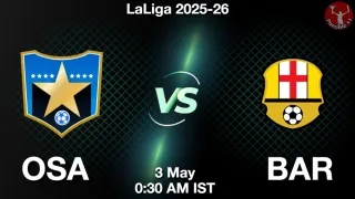 OSA vs BAR - LaLiga 2025-26