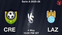 CRE vs LAZ Match Result