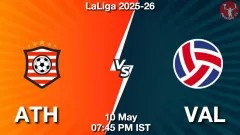 ATH vs VAL Match Result