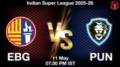 EBG vs PUN Match Result