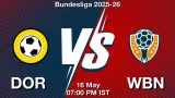 DOR vs WBN Dream11 Prediction, Preview & Updates - <small>Sat, 16 May 07:00 PM IST</small>