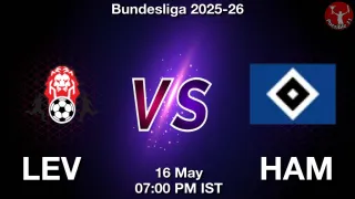 LEV vs HAM - Bundesliga 2025-26