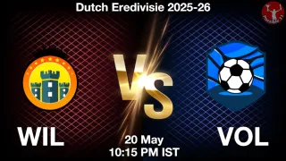 WIL vs VOL - Dutch Eredivisie