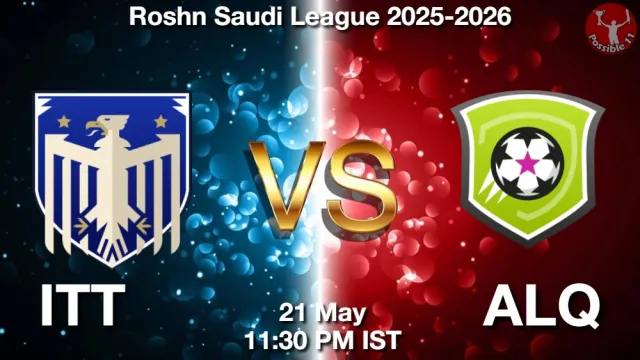 ITT vs ALQ Match Previews and Football Tips