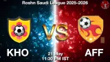 KHO vs AFF Dream11 Prediction, Preview & Updates - <small>Thu, 21 May 11:30 PM IST</small>