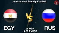 EGY vs RUS Match Result