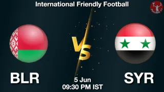 BLR vs SYR - International Friendly