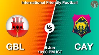GBL vs CAY - International Friendly