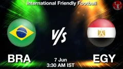BRA vs EGY Match Result