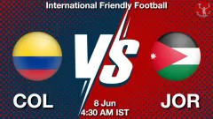COL vs JOR Match Result