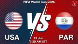 USA vs PAR Dream11 Prediction, Preview & Updates - <small>Sat, 13 Jun 06:30 AM IST</small>