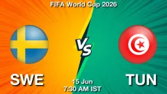SWE vs TUN Match Result