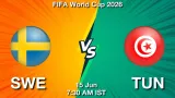 SWE vs TUN Dream11 Prediction, Preview & Updates - <small>Mon, 15 Jun 07:30 AM IST</small>