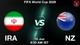 IRA vs NZ Dream11 Prediction, Preview & Updates - <small>Tue, 16 Jun 06:30 AM IST</small>