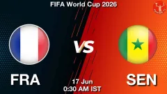 FRA vs SEN Match Result
