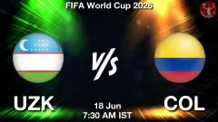 UZK vs COL Match Result